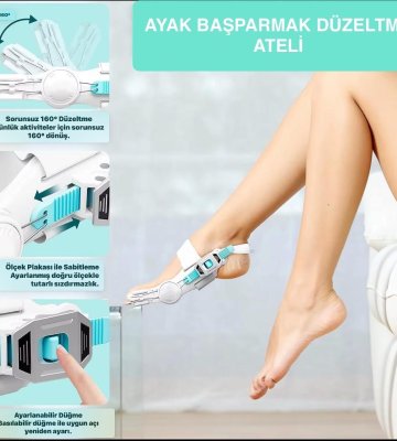 Halluks Valgus - Ayak Başparmak Ateli